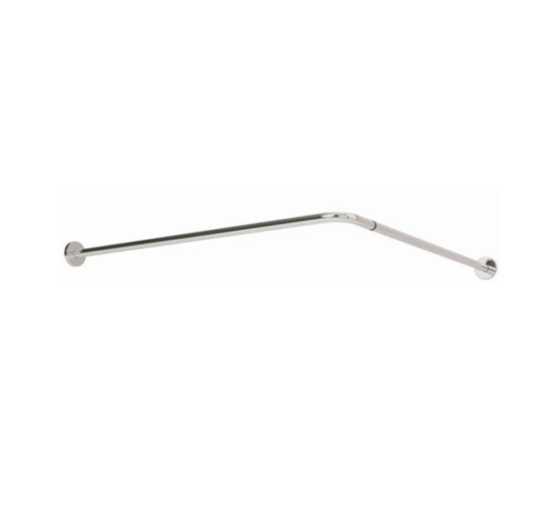 Bathex Yardley / Knowle 750 x 1700mm Shower Rail with Finish Options (Stainless Steel 25mm)