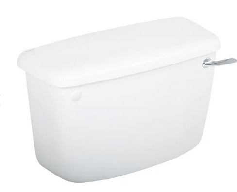 Twyford Classic exposed cistern, single flush, bottom water supply connection, with leve