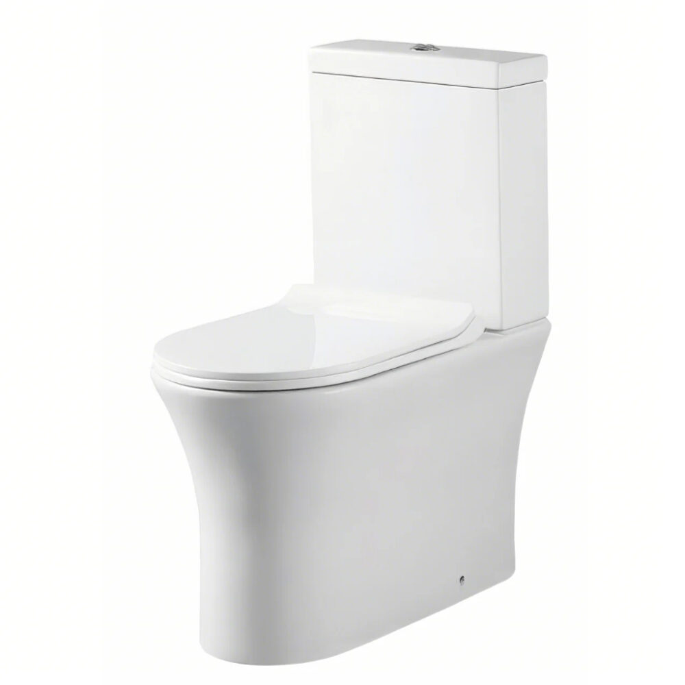 Scudo - Comfort Height Closed Back Toilet Pan (Rimless, Close Coupled)