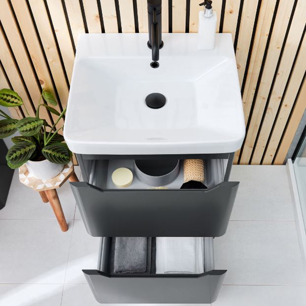Scudo - DEEP Vanity Basin, 1TH (W500 x D460mm)