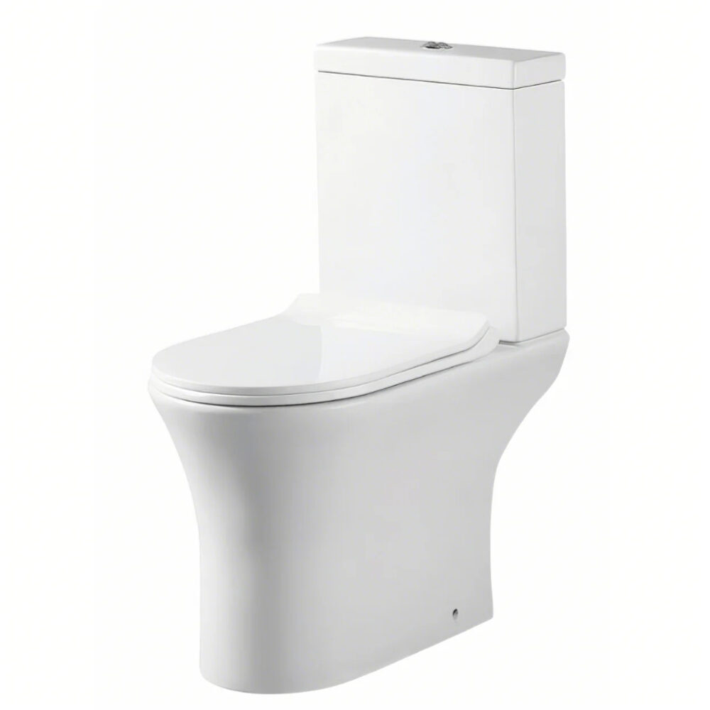 Scudo - DEIA - Open Back Toilet Pan (Rimless, Close Coupled)