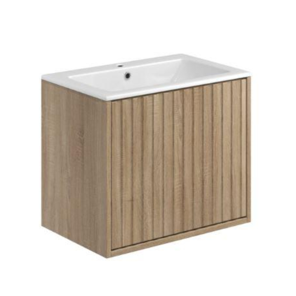 Scudo - ALFIE - Fluted Furniture Cabinet, Wall-Hung (600mm, Finish Options)