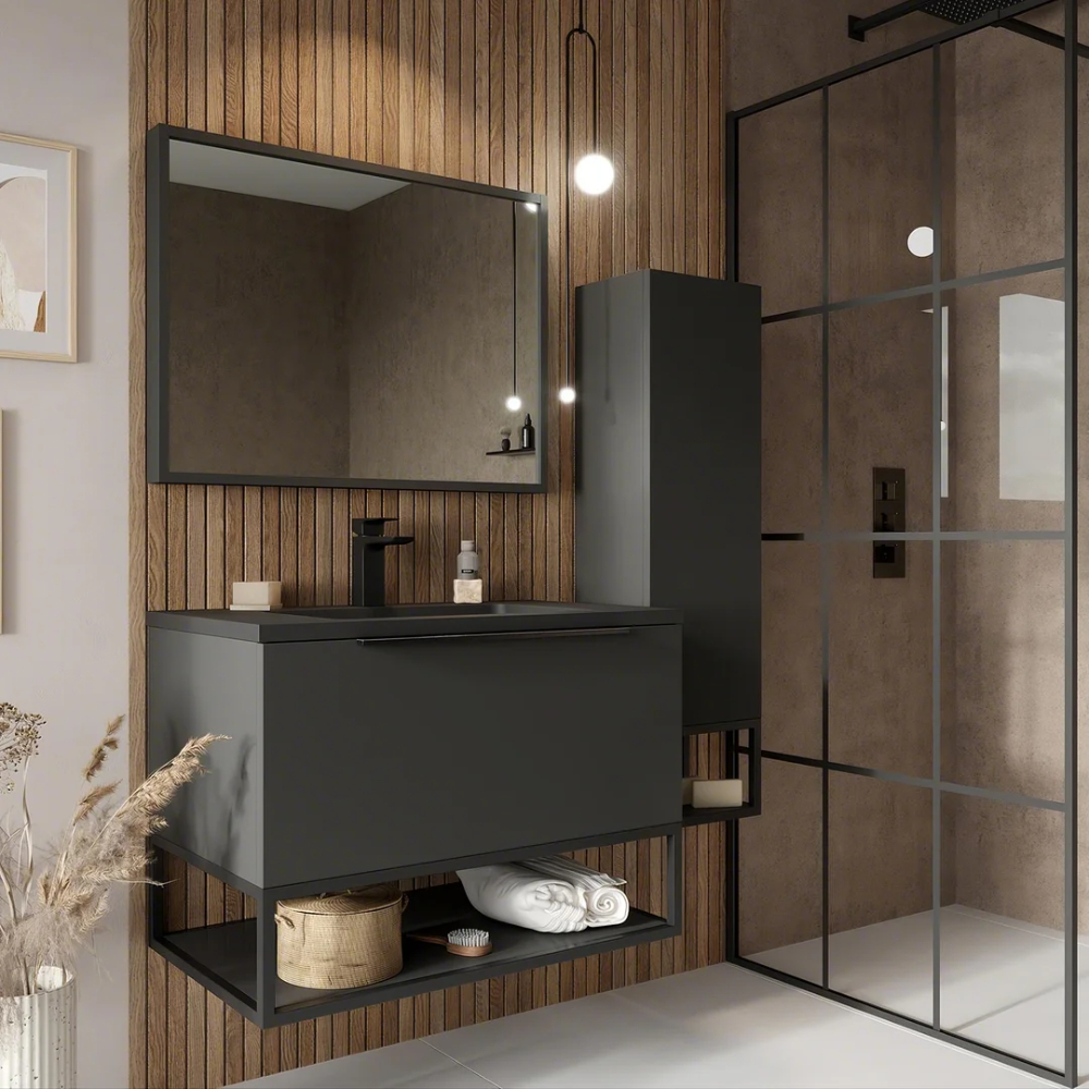 Scudo - AMBIENCE - LED Cabinet, Wall-Hung (600 x 480mm, Colour Options)