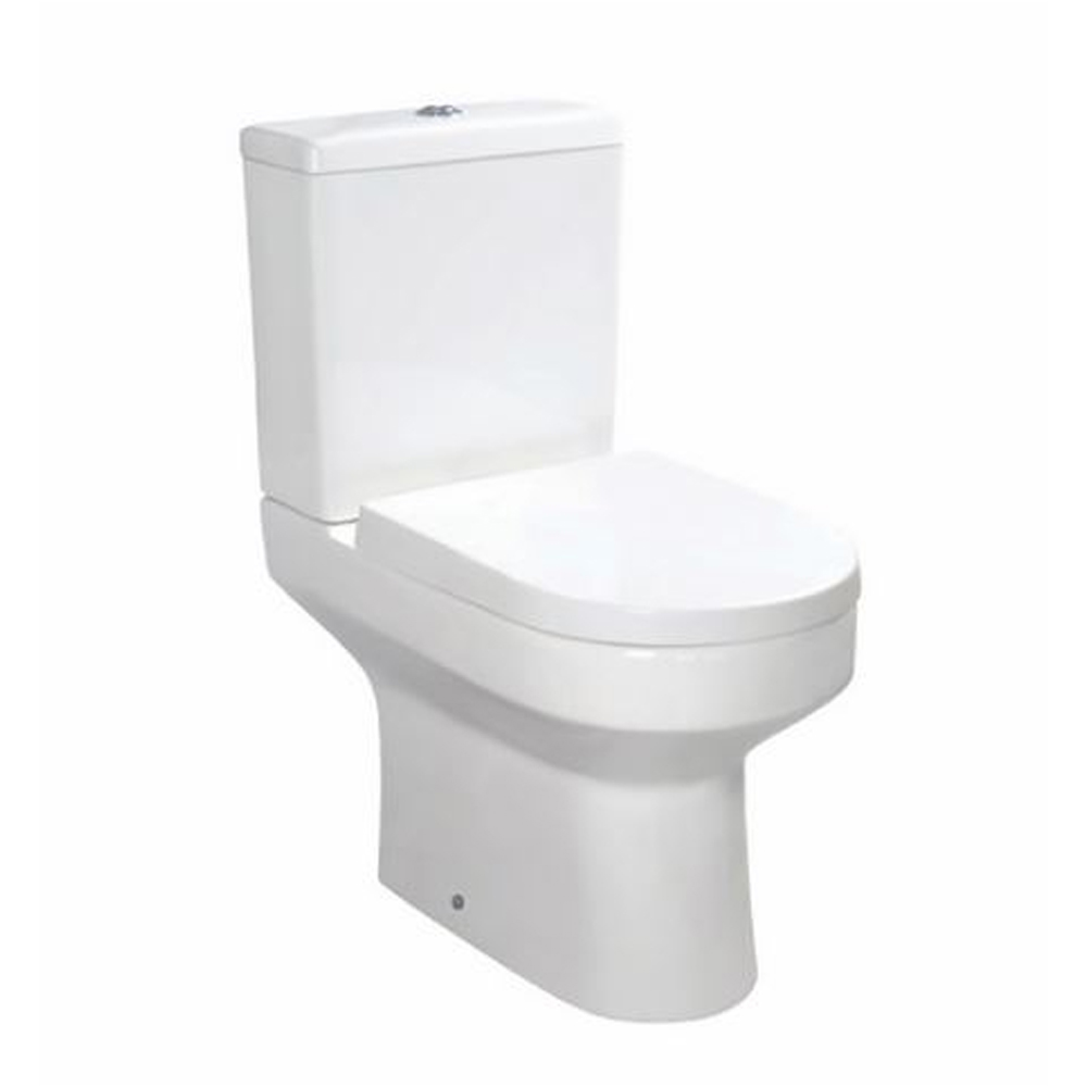 Scudo - SPA - Comfort Height Pan, Close Coupled, D-Shaped