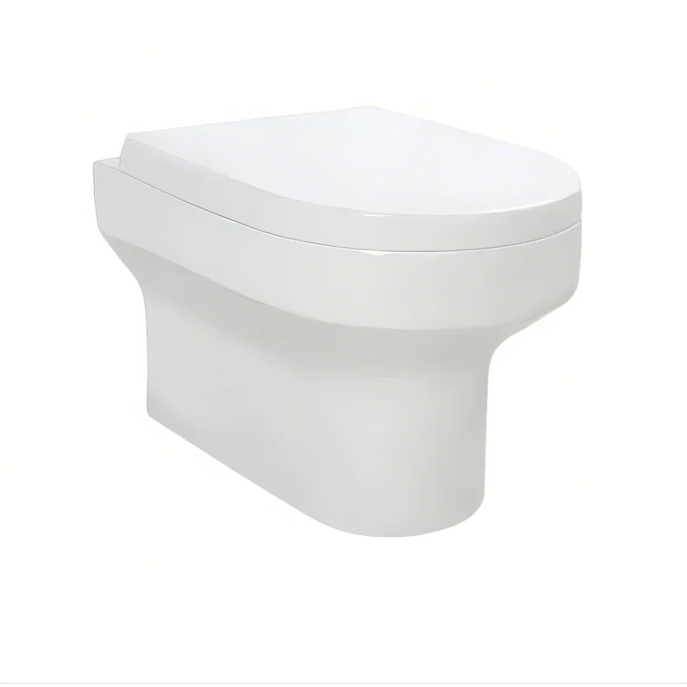 Scudo - SPA - D-Shaped, Wall Hung, WC Toilet Pan