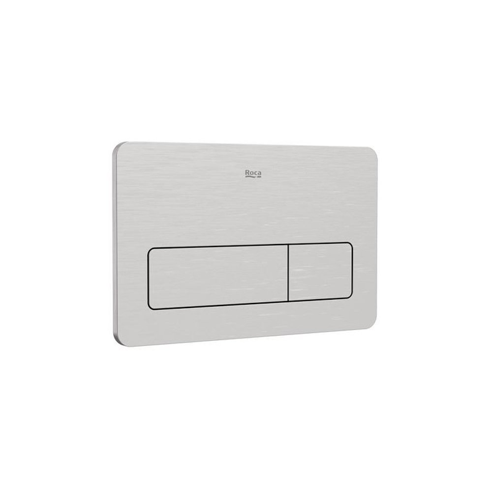 Roca - PL3 PRO (DUPLO ONE) - Vandal-Proof Stainless Steel, Dual Flush Plate (For Concealed Cistern)