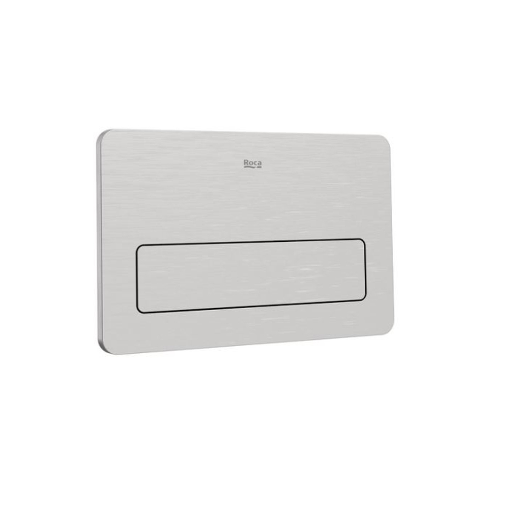 Roca - PL3 PRO (DUPLO ONE) - Vandal-Proof Stainless Steel, Single Flush Plate (For Concealed Cistern)