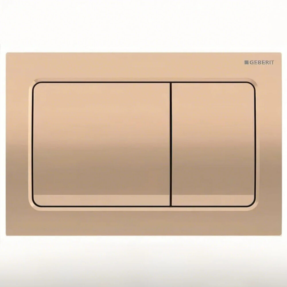 Geberit - Alpha01 - Dual Flush Plate, SQUARE (Finish Options)