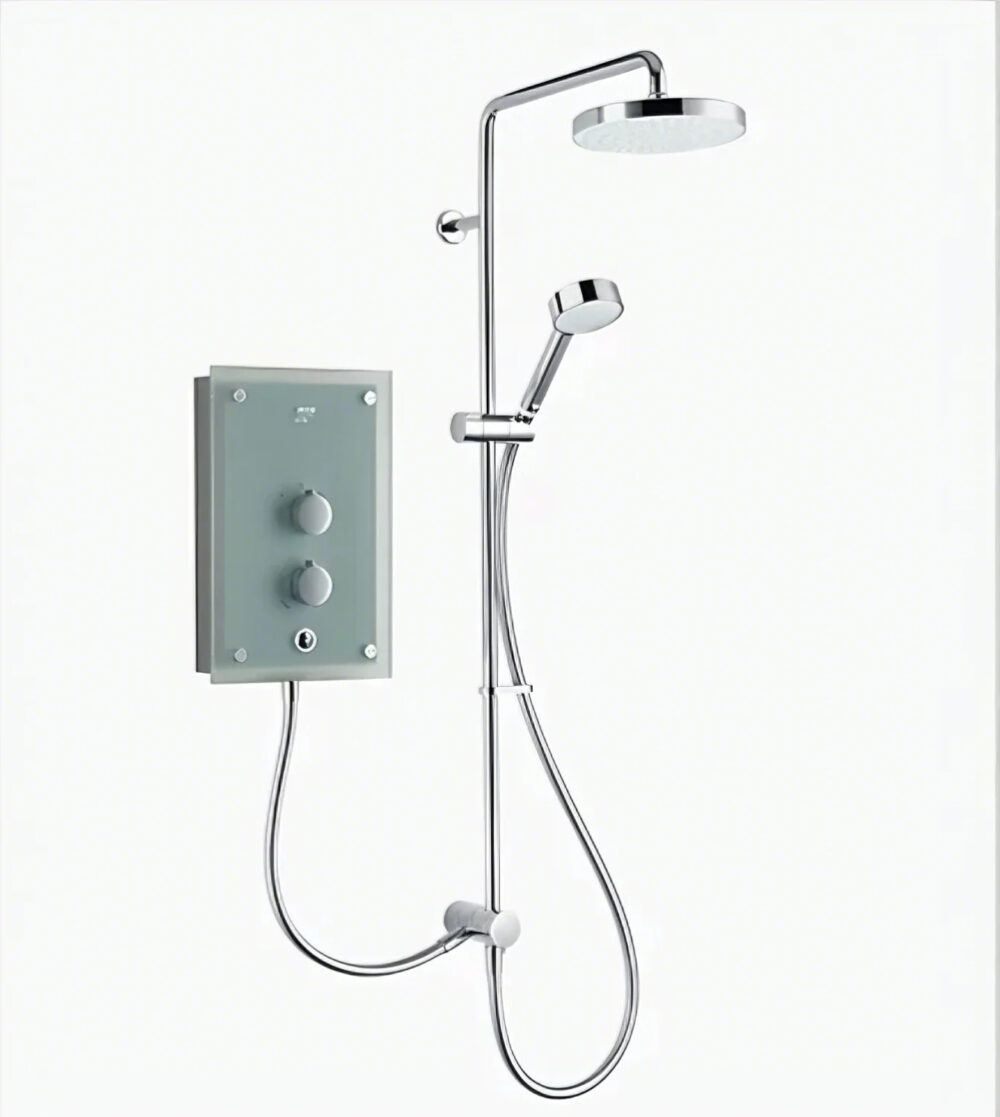 Mira - AZORA - DUAL - Electric Shower Kit with 200mm Deluge Head (9.8kW)
