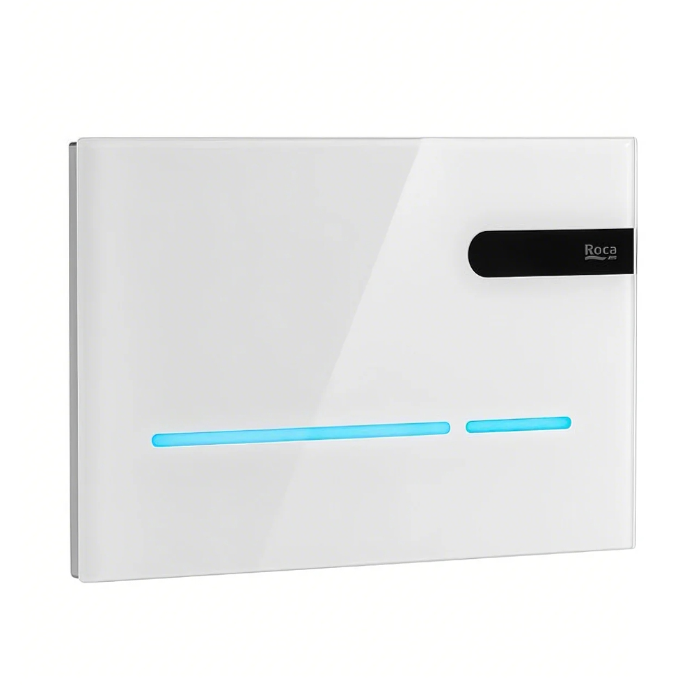 Roca - IN-WALL - EP2 (DUPLO ONE - Electronic Dual Flush Plate with Automatic / Touchless Flush (Glass, 252 x 162mm)