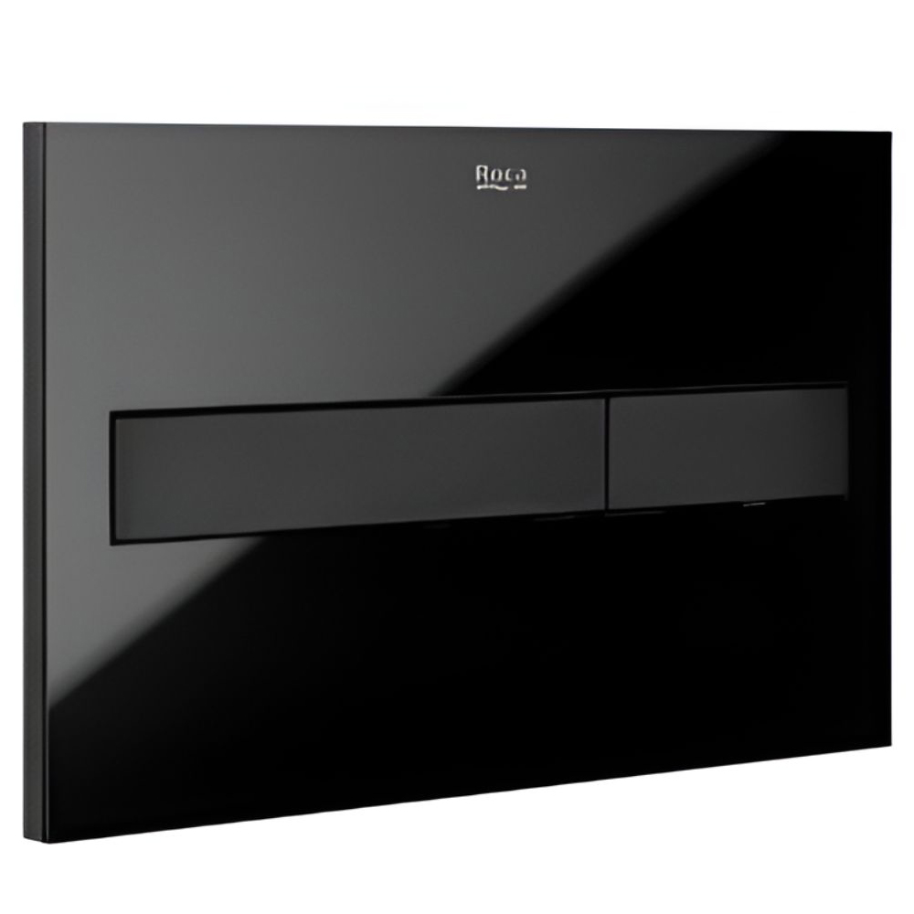 Roca - IN -WALL - PL7 (DUPLO ONE) - Dual Flush Plate for Concealed Cistern (Glass Finish, 250 x 160mm)
