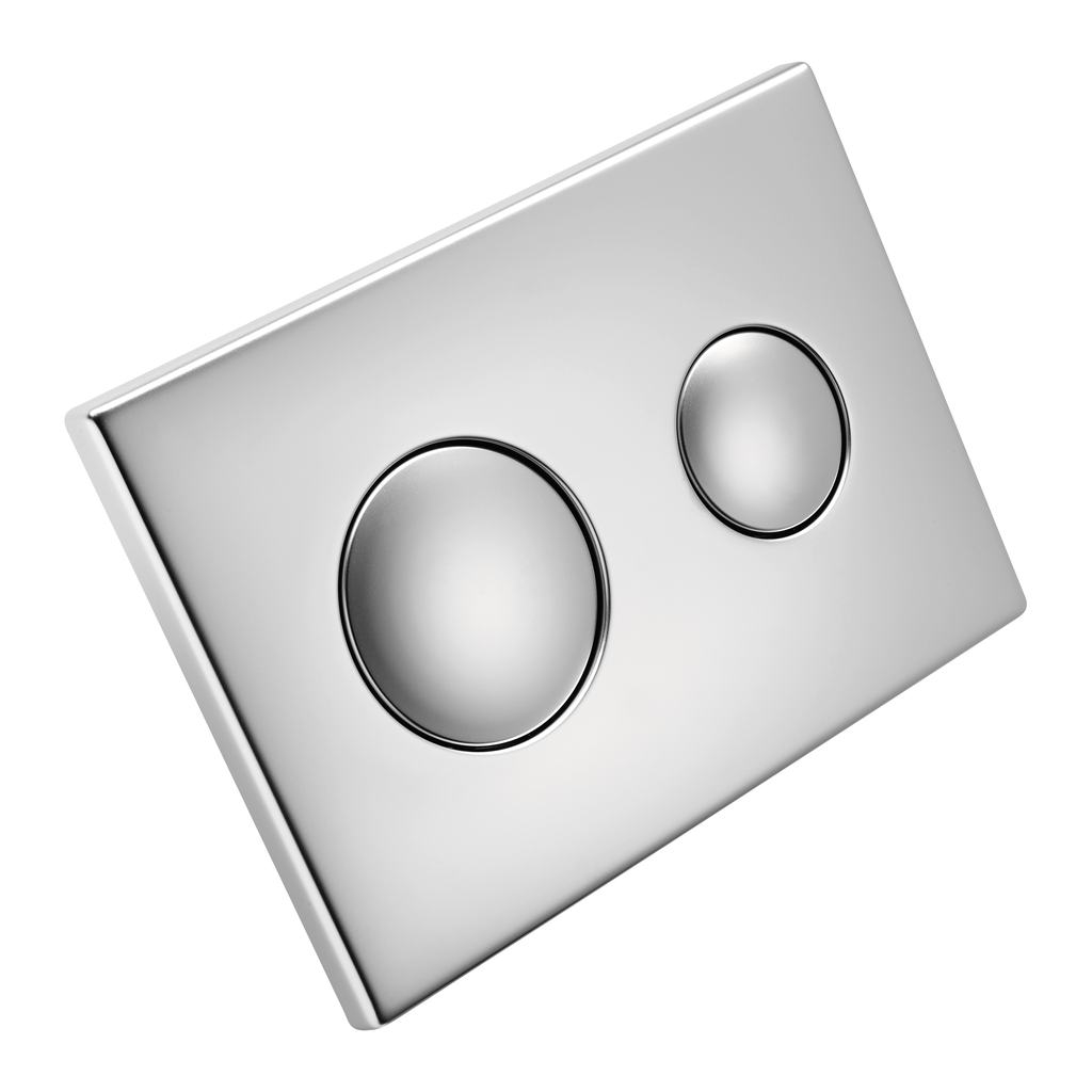 Ideal Standard Unbranded Dual Flush Control Plate for Conceala 2 Cisterns (Chrome)